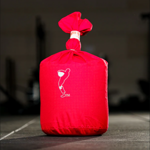 StrongFit Sandsack Zylinderform, rot (Trainings-Sandsack)