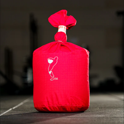 StrongFit Sandsack Zylinderform, rot (Trainings-Sandsack)