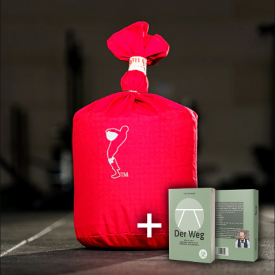 StrongFit Sandsack + Buch "Der Weg"