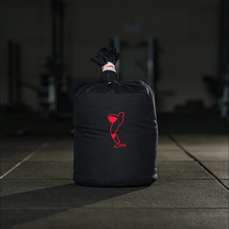 StrongFit Sandsack Zylinderform, schwarz (Trainings-Sandsack)