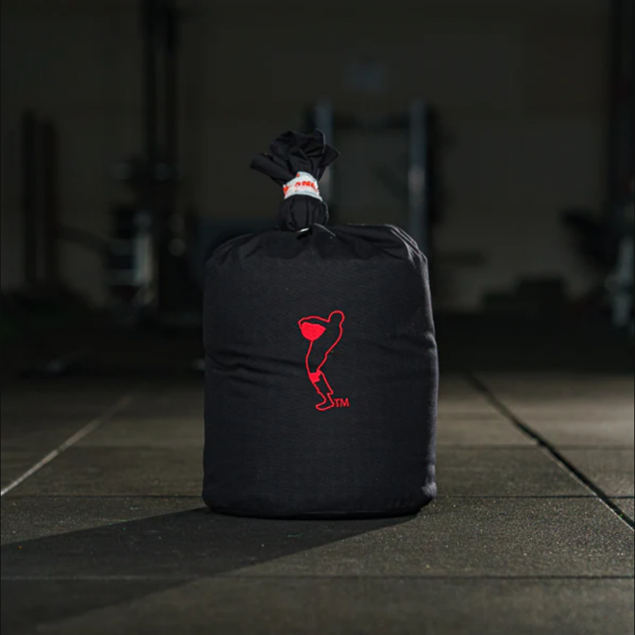 StrongFit Sandsack Zylinderform, schwarz (Trainings-Sandsack)